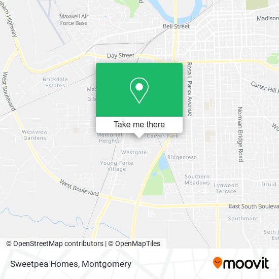 Mapa de Sweetpea Homes