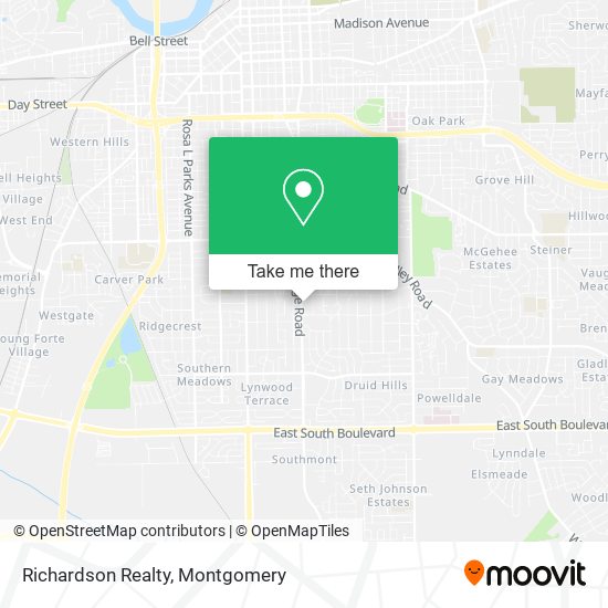 Richardson Realty map