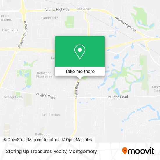 Storing Up Treasures Realty map