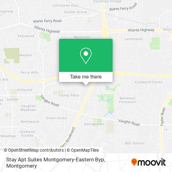 Stay Apt Suites Montgomery-Eastern Byp map