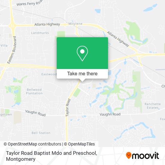 Mapa de Taylor Road Baptist Mdo and Preschool