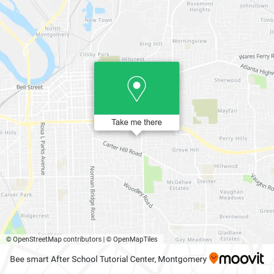 Bee smart After School Tutorial Center map