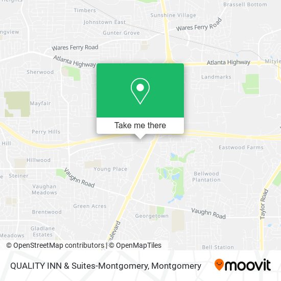 Mapa de QUALITY INN & Suites-Montgomery