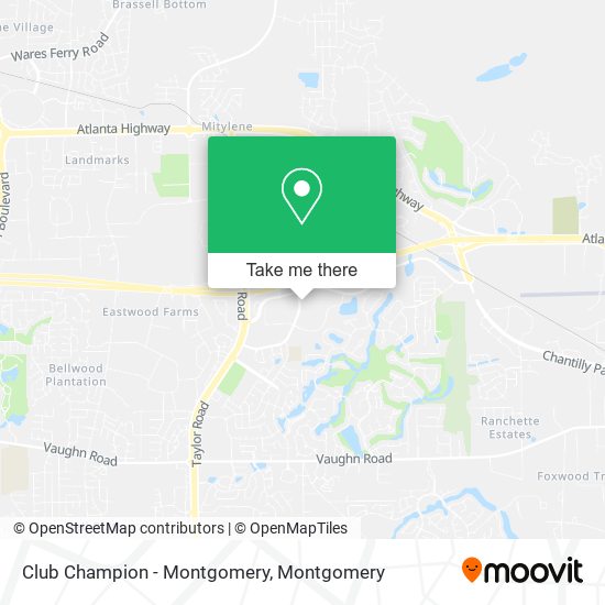 Mapa de Club Champion - Montgomery