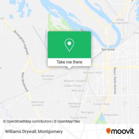 Mapa de Williams Drywall