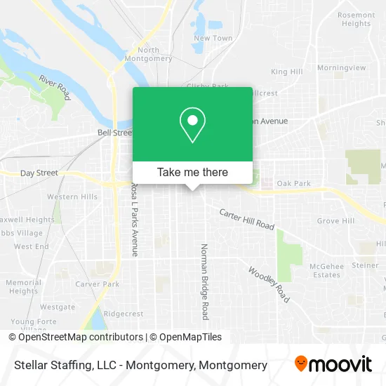 Stellar Staffing, LLC - Montgomery map
