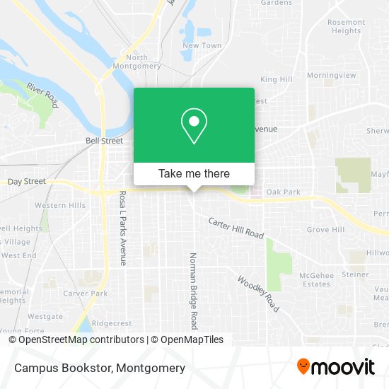 Campus Bookstor map