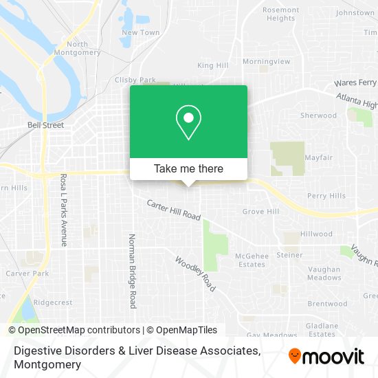 Digestive Disorders & Liver Disease Associates map