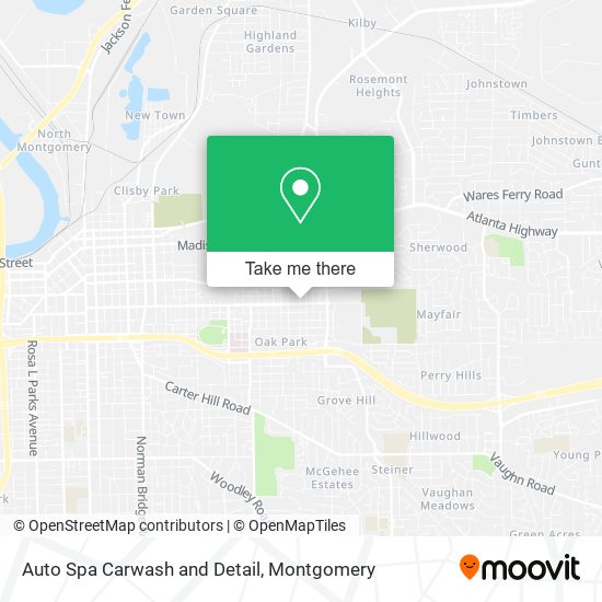 Auto Spa Carwash and Detail map