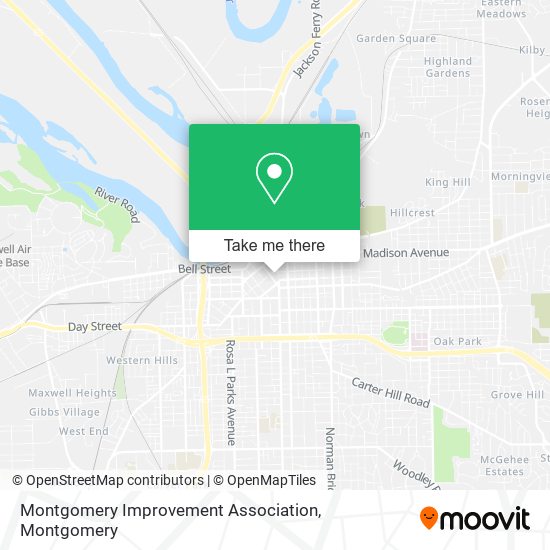 Montgomery Improvement Association map