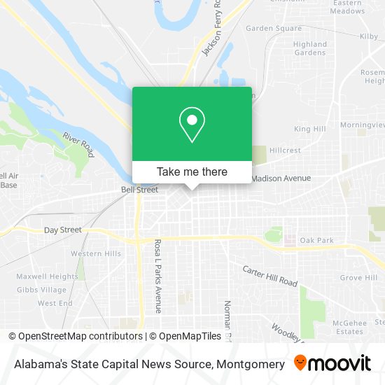 Alabama's State Capital News Source map