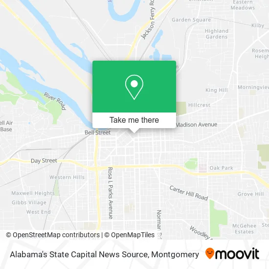 Alabama's State Capital News Source map