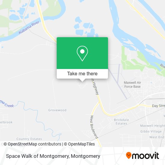 Space Walk of Montgomery map