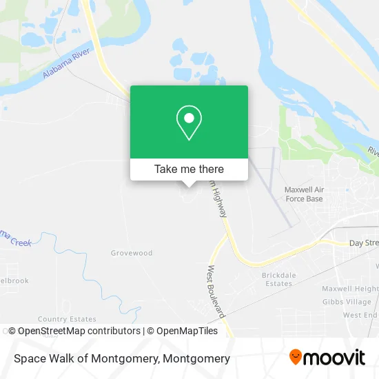 Space Walk of Montgomery map