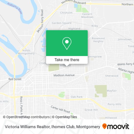 Victoria Williams Realtor, Ihomes Club map