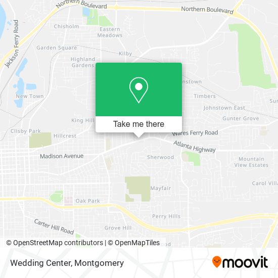 Wedding Center map