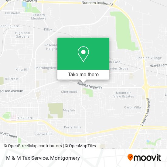 Mapa de M & M Tax Service