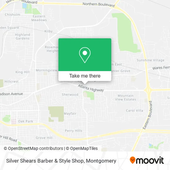 Silver Shears Barber & Style Shop map