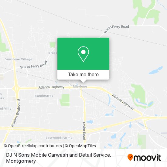 Mapa de DJ N Sons Mobile Carwash and Detail Service