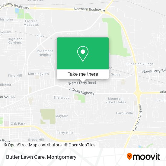 Mapa de Butler Lawn Care