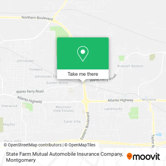 State Farm Mutual Automobile Insurance Company map