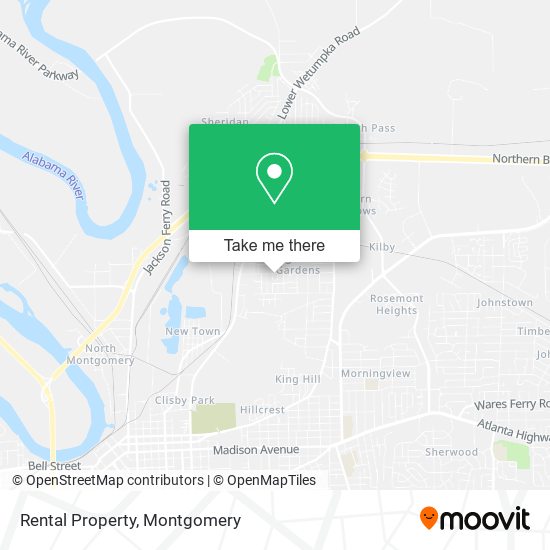 Rental Property map