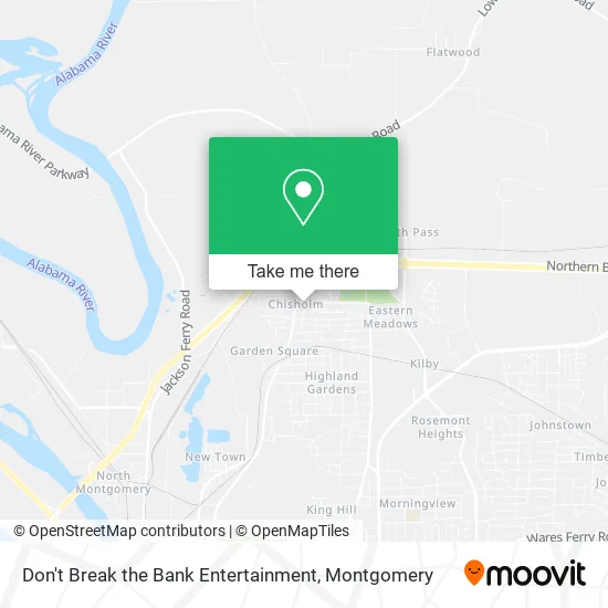 Don't Break the Bank Entertainment map