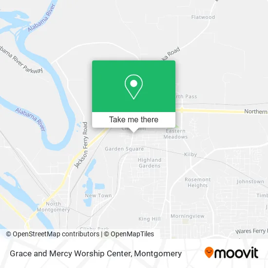Grace and Mercy Worship Center map
