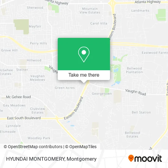Mapa de HYUNDAI MONTGOMERY