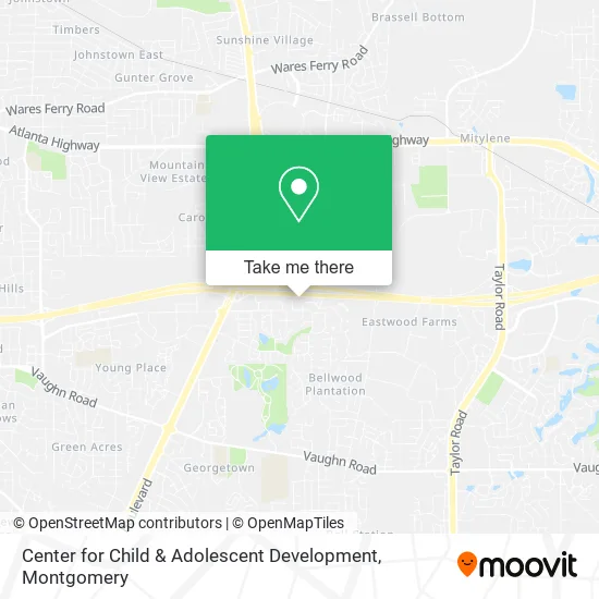 Center for Child & Adolescent Development map