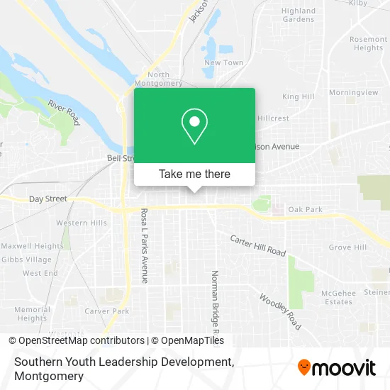 Southern Youth Leadership Development map
