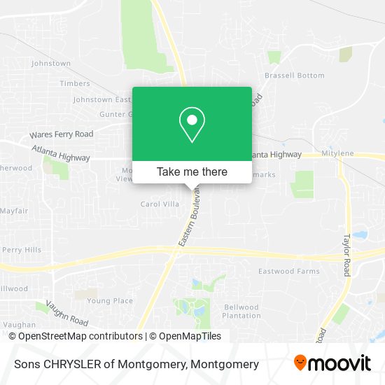 Sons CHRYSLER of Montgomery map