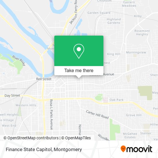 Mapa de Finance State Capitol