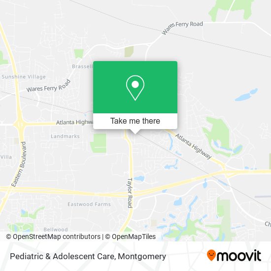 Pediatric & Adolescent Care map