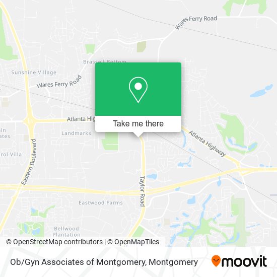 Ob / Gyn Associates of Montgomery map