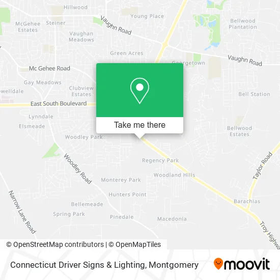 Connecticut Driver Signs & Lighting map