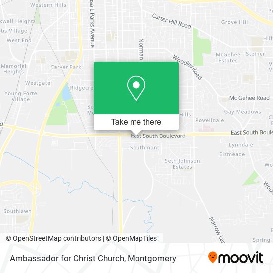 Mapa de Ambassador for Christ Church