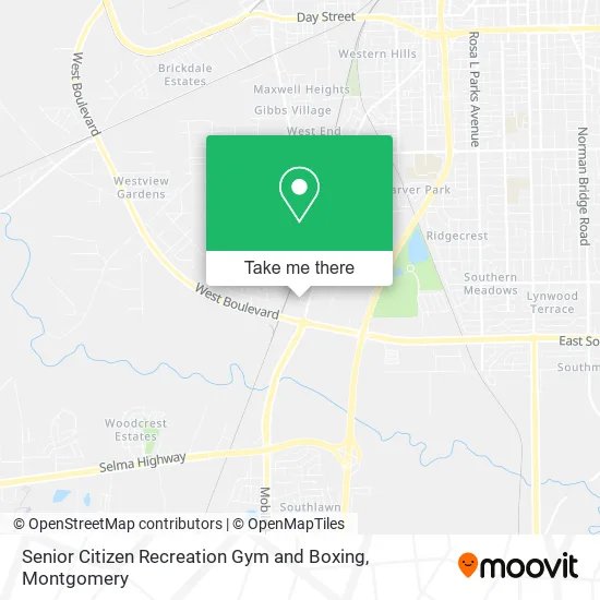 Senior Citizen Recreation Gym and Boxing map