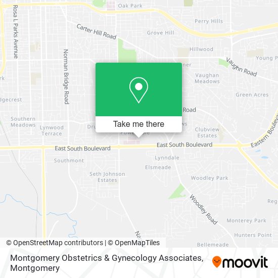 Montgomery Obstetrics & Gynecology Associates map