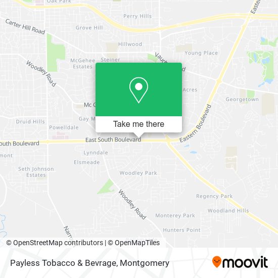 Mapa de Payless Tobacco & Bevrage