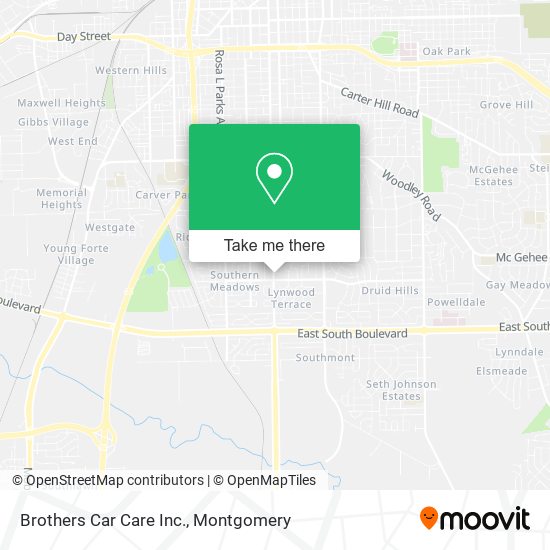 Mapa de Brothers Car Care Inc.
