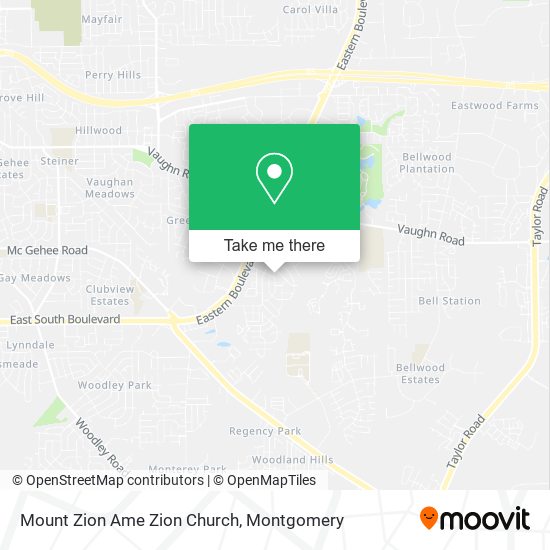 Mount Zion Ame Zion Church map