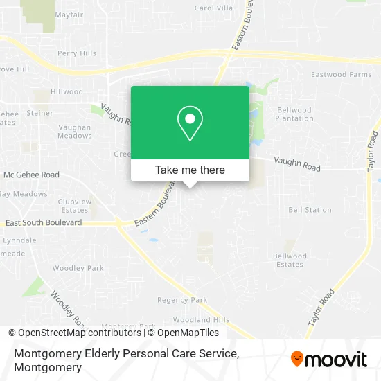 Mapa de Montgomery Elderly Personal Care Service