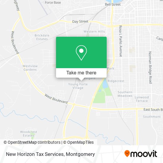 New Horizon Tax Services map