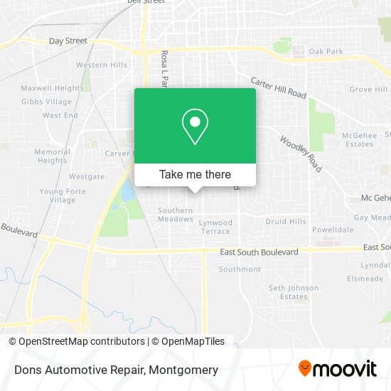 Dons Automotive Repair map