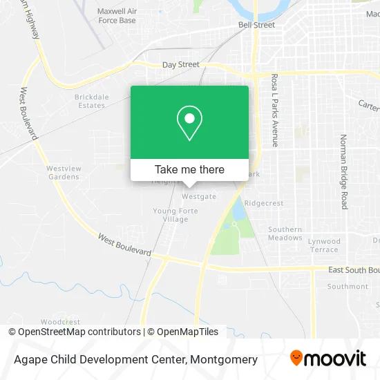 Agape Child Development Center map