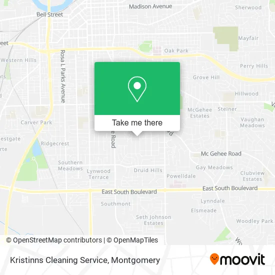 Mapa de Kristinns Cleaning Service