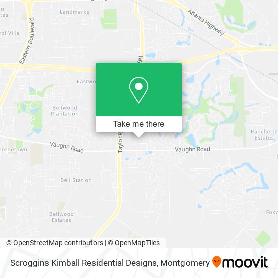 Scroggins Kimball Residential Designs map