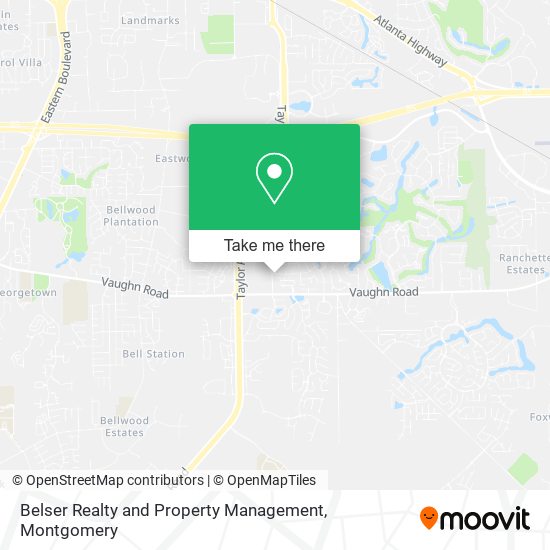 Mapa de Belser Realty and Property Management