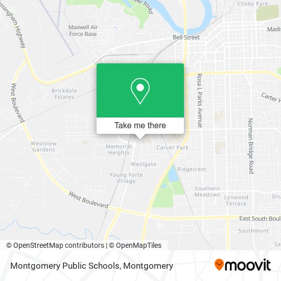 Montgomery Public Schools map